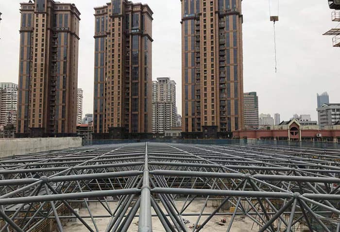 陇南螺栓球网架结构