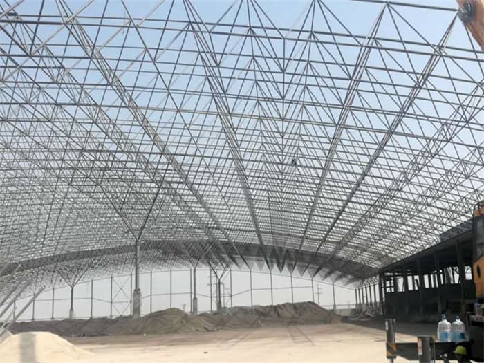 陇南钢厂料仓网架工程